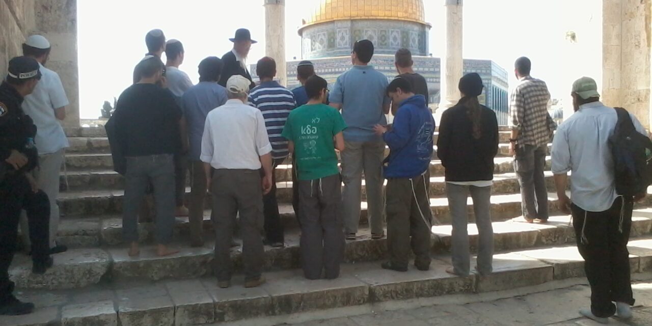 Jewish prayer has returned to the Temple Mount