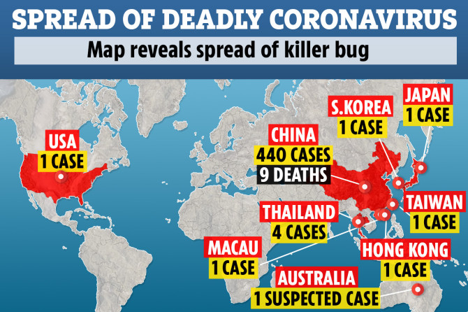 Coronavirus death toll DOUBLES to 17 as more than 470 cases of ‘mutating’ bug confirmed