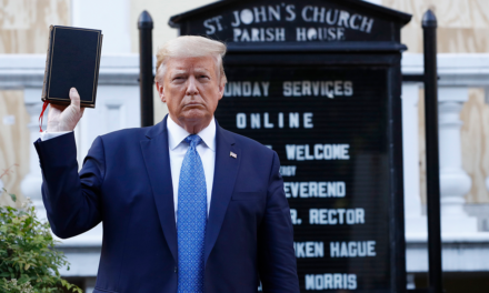 President Trump walks to burned church to ‘pay his respects’ as protests continue near White House