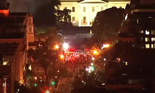 More than 50 Secret Service agents are injured in clashes outside the White House: Rioters throw Molotov cocktails in DC