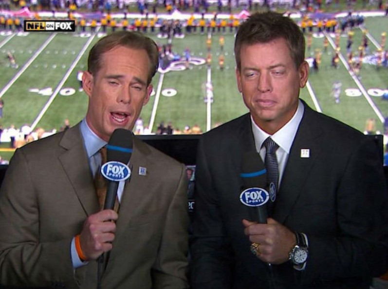 Joe Buck and Troy Aikman caught in hot mic moment ridiculing the military flyover before NFL game
