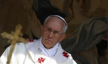Ailing pope, reducing appearances, prays for homeless dead